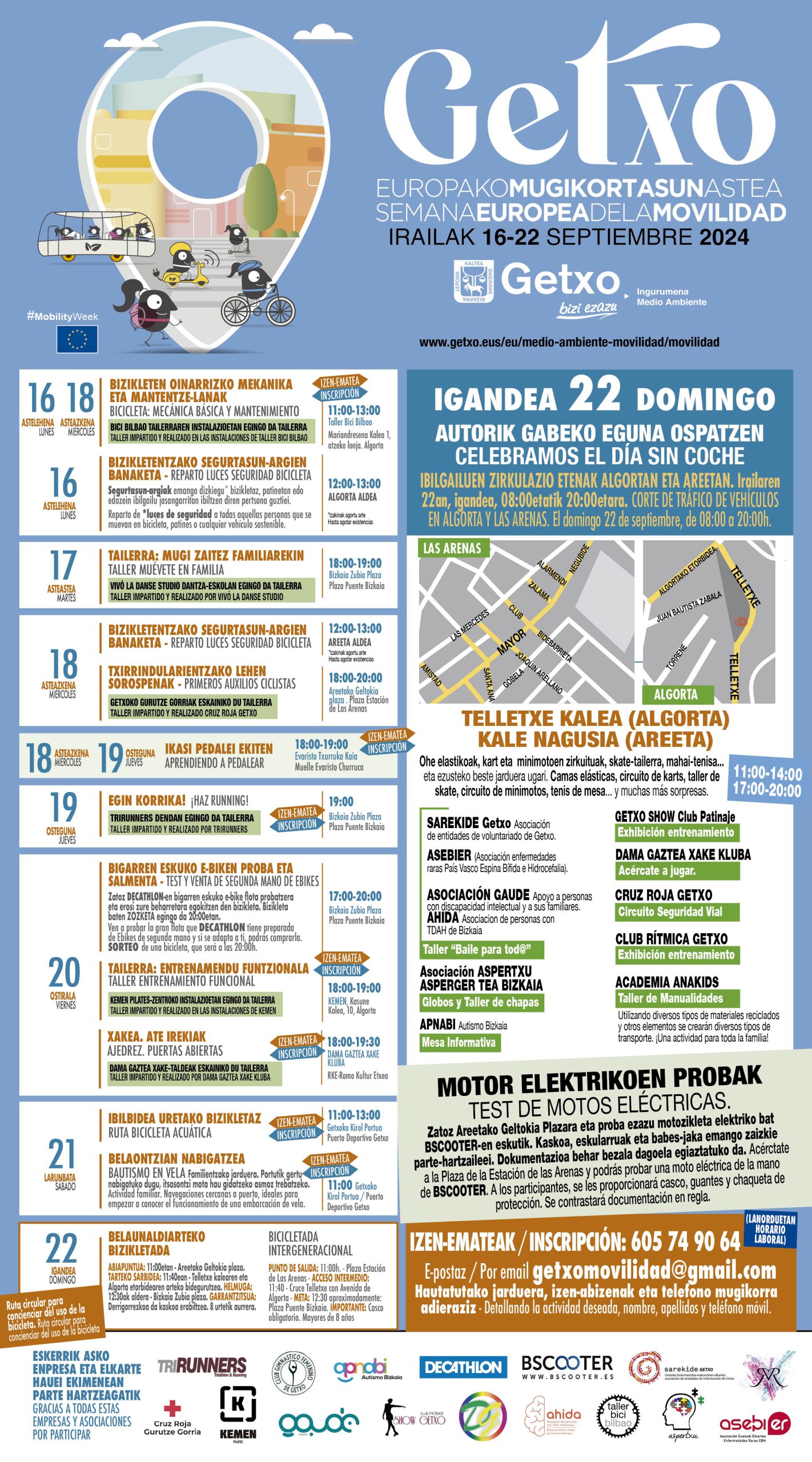 La Semana Europea de la Movilidad ofrecerá varias actividades en torno al espacio público compartido