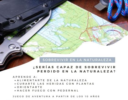 En septiembre estrenamos nueva actividad "Sobrevivir en la Naturaleza"