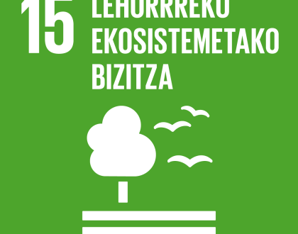 ESKOLAKO AGENDA 2030: 15. GJH-a, LEHORREKO EKOSISTEMETAKO BIZITZA